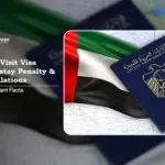 Overstay visa UAE, Dubai visa overstay fine Blog banner by The Dubai Visit Visa