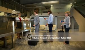 Dubai airport immigration rules 2025 | Dubai immigration requirements Blog Banner by The Dubai Visit Visa