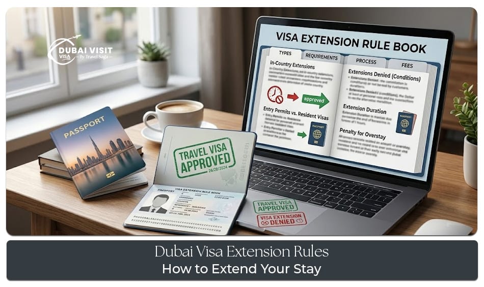 Dubai visa extension process guide