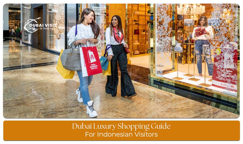 Luxury shoppers exploring Dubai's premium shopping destinations with designer boutiques and elegant retail experiences.
